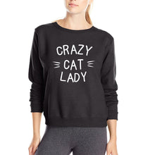 Load image into Gallery viewer, CRAZY CAT LADY Sweatshirt