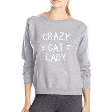 Load image into Gallery viewer, CRAZY CAT LADY Sweatshirt