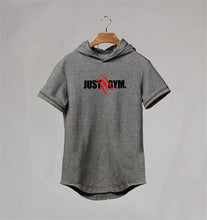 Load image into Gallery viewer, Fitness hooded t shirt