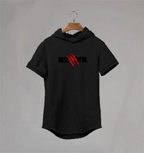 Load image into Gallery viewer, Fitness hooded t shirt