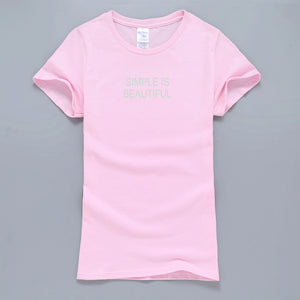 Simple Is Beautiful  T-Shirt