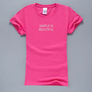 Simple Is Beautiful  T-Shirt