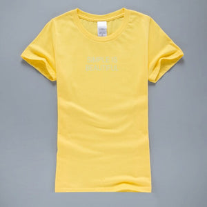 Simple Is Beautiful  T-Shirt